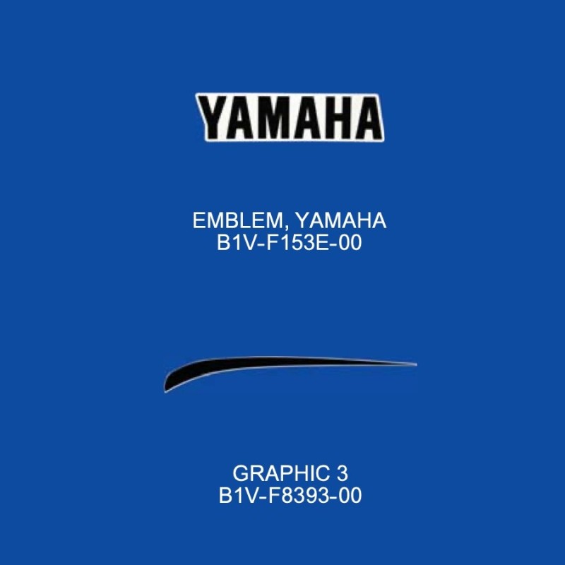 Stickers Set Tank Cover Left Yamaha XSR 155 White 2021 Stickers Set Tank Cover Left Yamaha XSR 155 White 2021