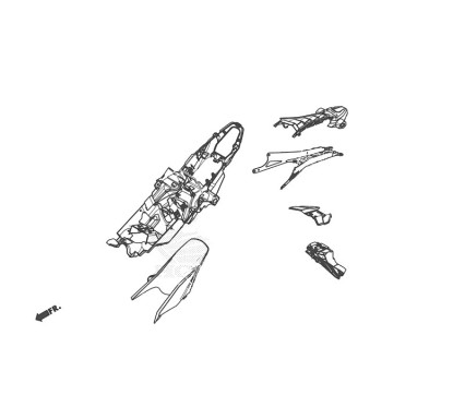 Rear Fender Inner Honda CBR650R 2024 2025