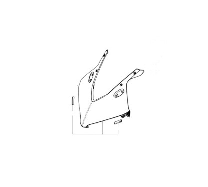Cowling Front Upper Honda CBR650R 2024 2025
