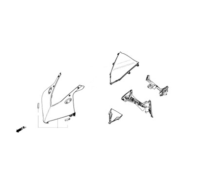 Visor Meter Honda CBR650R 2024 2025