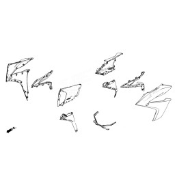 Cowling Front Lower Honda CBR650R 2024 2025 64191-MKY-E00