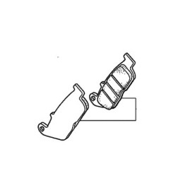Front Brake Pad Set Honda CBR300R