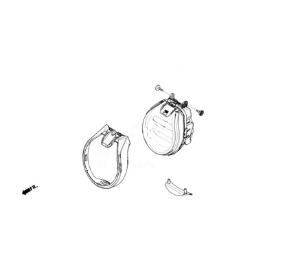 Couvre Phare Avant Honda CB650R 2024 2025