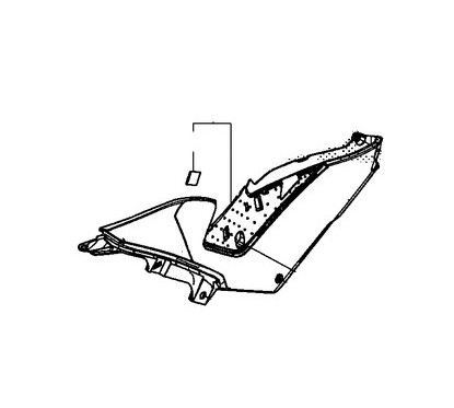 Couvre Flanc Gauche Honda CBR300R