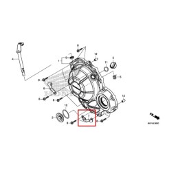 Stay Right Cover Under Honda CB500X 64316-MGZ-J00
