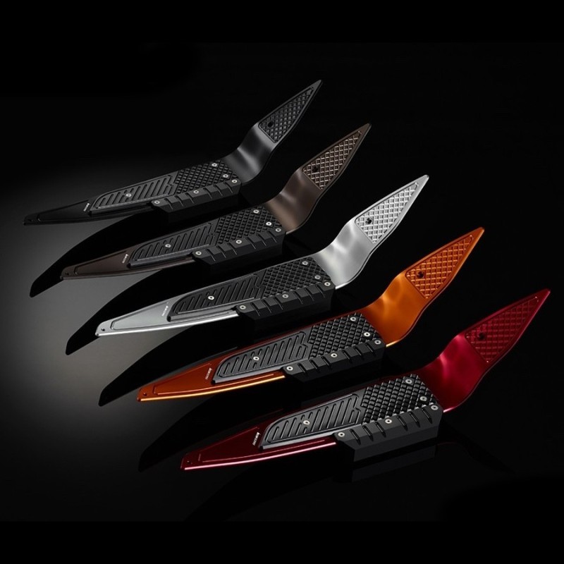 Plaques de Pieds Conducteur avec Protection Bikers Honda PCX 125/150 v2