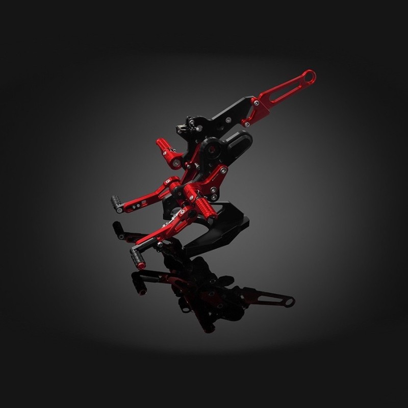 Adjustable Driver Step Set Bikers Honda MSX GROM 125 2021/2024 Adjustable Driver Step Set Bikers Honda MSX GROM 125 2021/2024