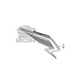 Autocollant Sticker Flanc Avant Droit Honda CB650F