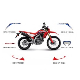 Kit Stickers Complet Honda CRF300L ROUGE 2021 2022 2023 2024