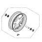Front Wheel Black Honda MSX GROM 125 ABS 2024