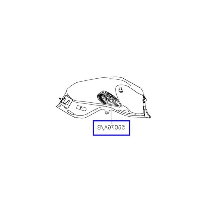 Pattern Fuel Tank Right Kawasaki Z900 SE 2023