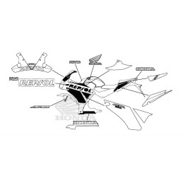 Set Mark REPSOL Honda CBR300R