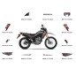Full Set Marks Honda CRF300L GRAY 2025