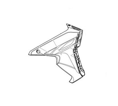 Carénage Avant Gauche Honda CRF300 RALLY 2025
