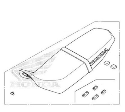 Selle Double Honda CRF300 RALLY 2025