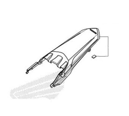 Rear Fender Honda CRF300 RALLY 2025