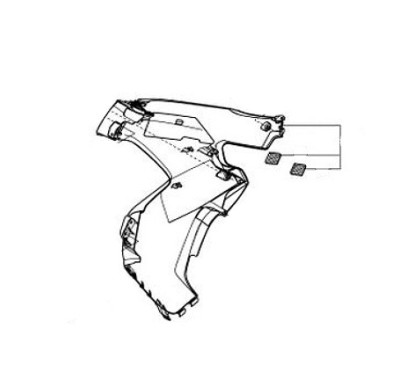 Carénage Centre Droit Honda CRF300 RALLY 2025