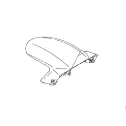 Front Part Fender Kawasaki Er6n 650 2009/10/11