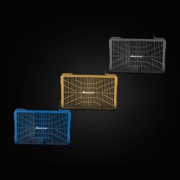 Grille Protection Radiateur Titane Stainless Bikers Kawasaki Z1000