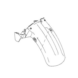 Rear Part Fender Kawasaki Er6n 650 2009/10/11