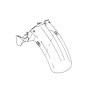 Rear Part Fender Kawasaki Er6n 650 2009/10/11