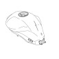 Fuel Tank Kawasaki Er6n 650 2009/10/11