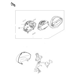 Meter Parts Kawasaki Er6n 650 2009/10/11