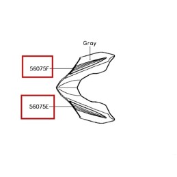 Kit Autocollants Carénage Phare Kawasaki Z900 Bleu 2017