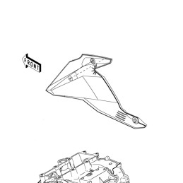 Cowling Lower Right Kawasaki Z500