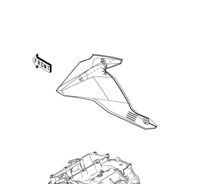 Cowling Lower Right Kawasaki Z500
