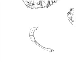 Cowling Lower Left Kawasaki Z500