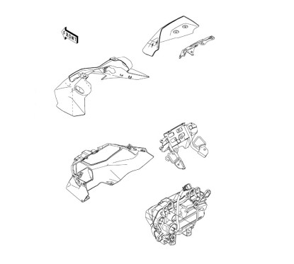 Support Compteur Kawasaki Z500