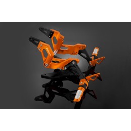 Rear Footrest Set Bikers Kawasaki KSR 110 2012 2013 2014 2015