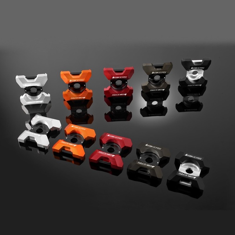 Rear Adjuster Plates Bikers Kawasaki KSR 110 Rear Adjuster Plates Bikers Kawasaki KSR 110