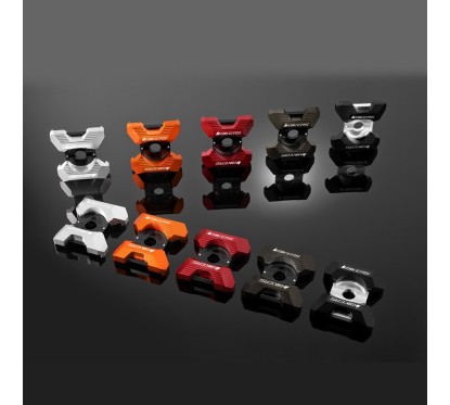 Rear Adjuster Plates Bikers Kawasaki KSR 110 2012 2013 2014 2015