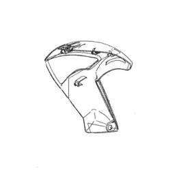 Carénage Flanc Avant Droit Kawasaki ER6n 650 2009/10/11