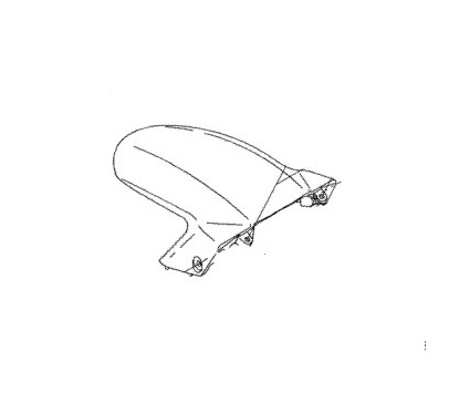 Front Part Fender Kawasaki ER6f Ninja 650R 2009/10/11