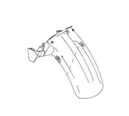 Rear Part Fender Kawasaki Er6n 650 2009/10/11