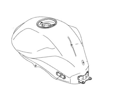 Fuel Tank Kawasaki ER6f Ninja 650R 2009/10/11