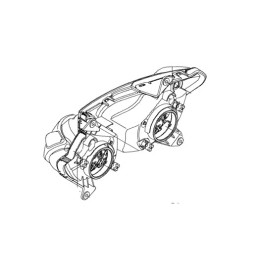 Headlight Unit Kawasaki ER6f Ninja 650R 2009/10/11