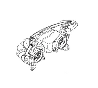 Headlight Unit Kawasaki ER6f Ninja 650R 2009/10/11