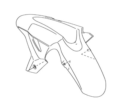 Front Fender Kawasaki NINJA 500