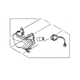 Clignotant Avant Gauche Kawasaki ER6f Ninja 650R 2009/10/11