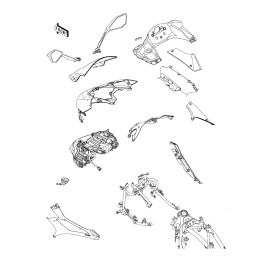 Cowling Inner Kawasaki Ninja 500 55028-0875