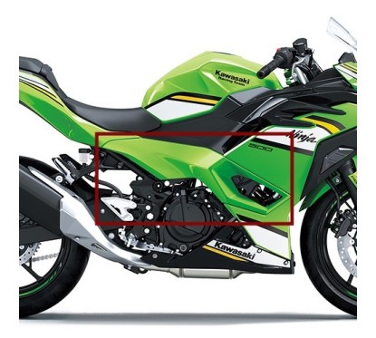 Cowling Side Rear Right Kawasaki Ninja 500 55028-0885-777