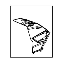 Carénage Flanc Gauche Kawasaki Ninja 500 55061-5387-777