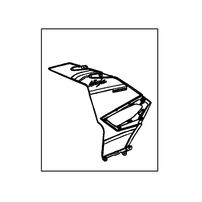 Carénage Flanc Gauche Kawasaki Ninja 500