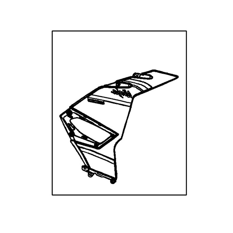 Carénage Flanc Droit Kawasaki Ninja 500