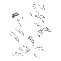 Carénage Inférieur Droit Kawasaki Ninja 500 55061-5386-H8