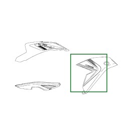 Sticker Cowling Side Front Right Kawasaki Versys 650 GRAY 2025